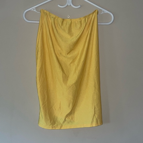 Yellow midi skirt - Picture 2 of 2